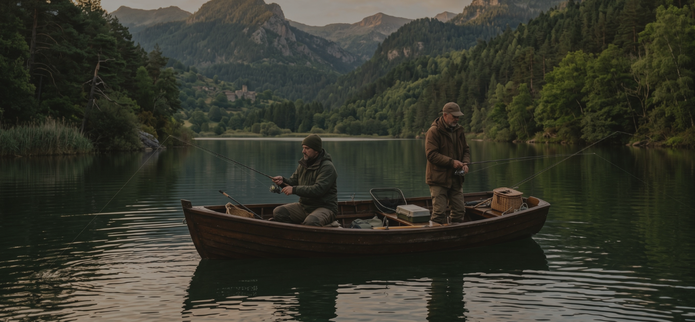Tienda de pesca con mosca